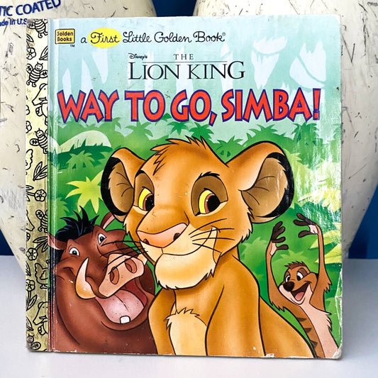 Disney Lion King Way To Go, Simba! Little Golden Book