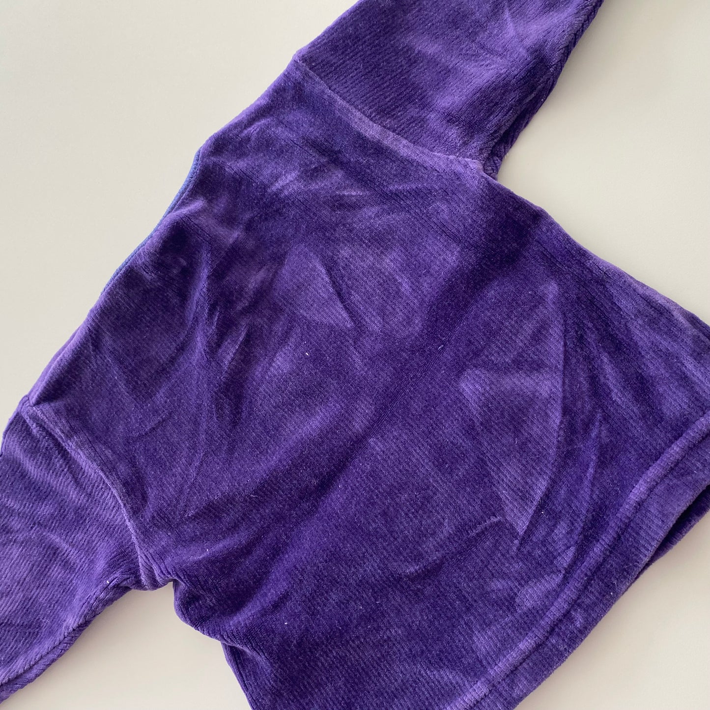 Vintage Ladybird Purple Velour Long Sleeve Top - Size 6-12M