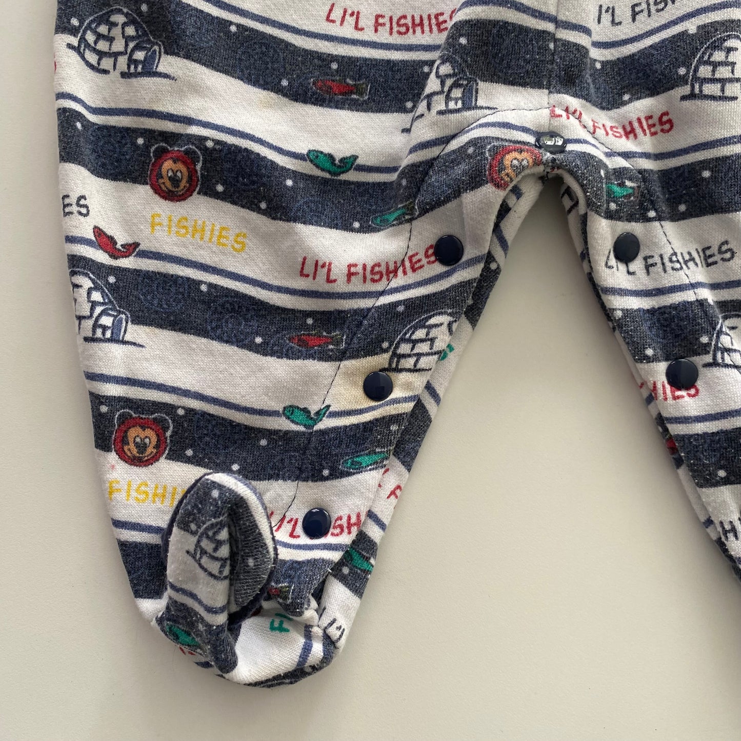 Vintage Disney Baby Footed Suit - Size 12M