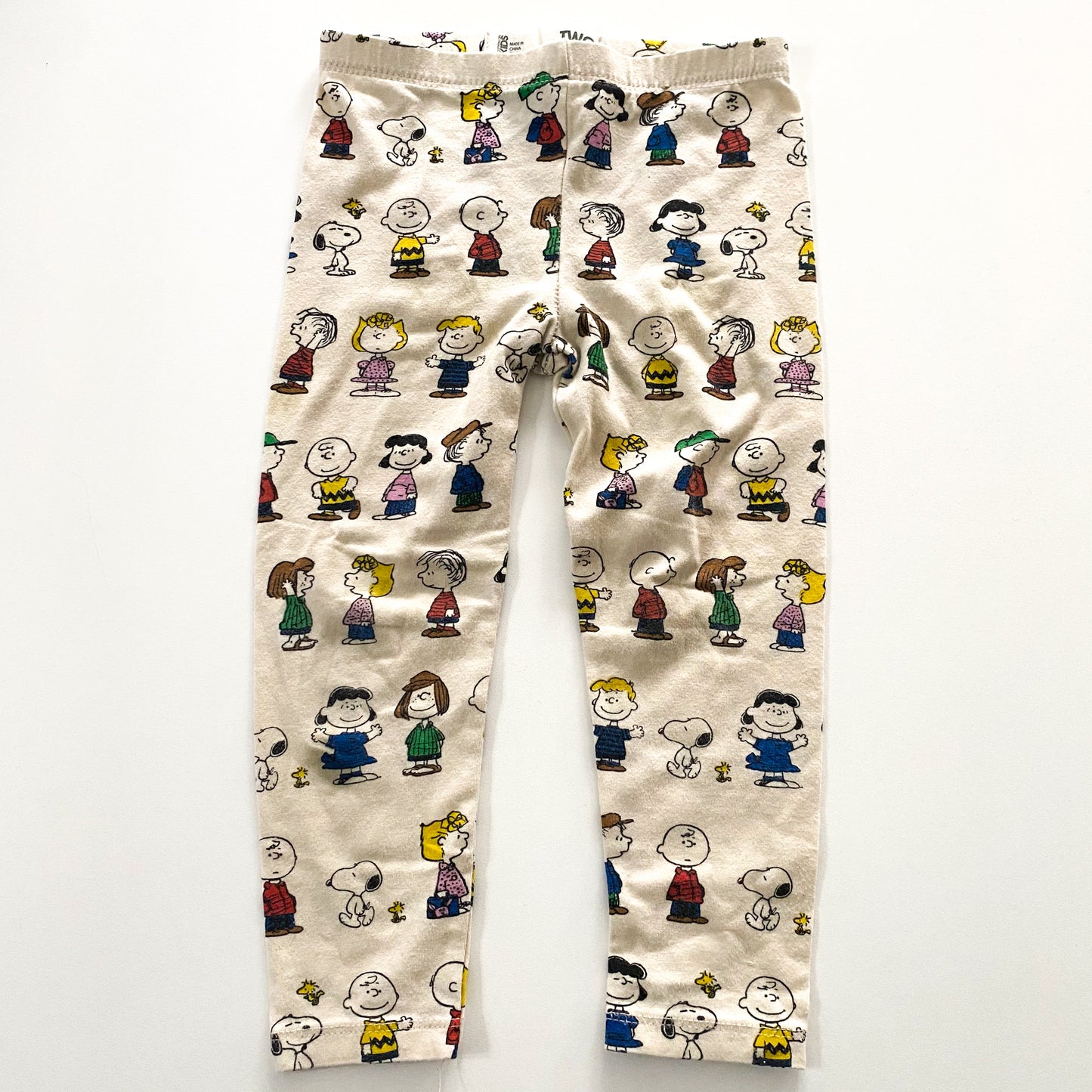 Cotton On Kids Peanuts Snoopy Leggings - Size 2