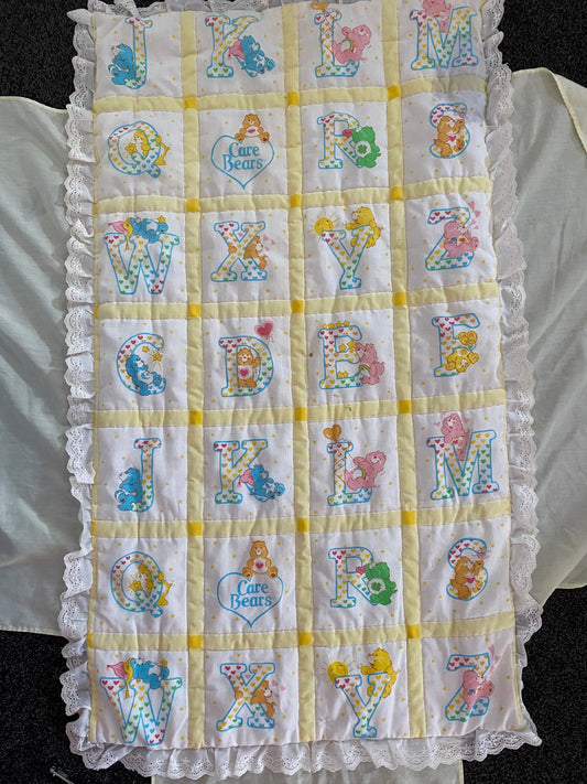 Vintage CareBears Cot Quilt
