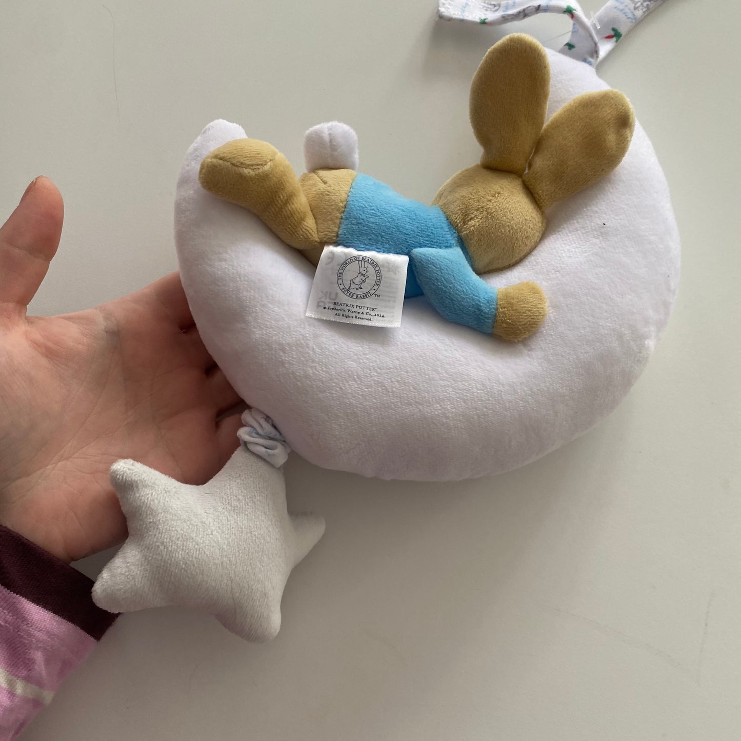 Peter Rabbit Musical Pull Plush Moon