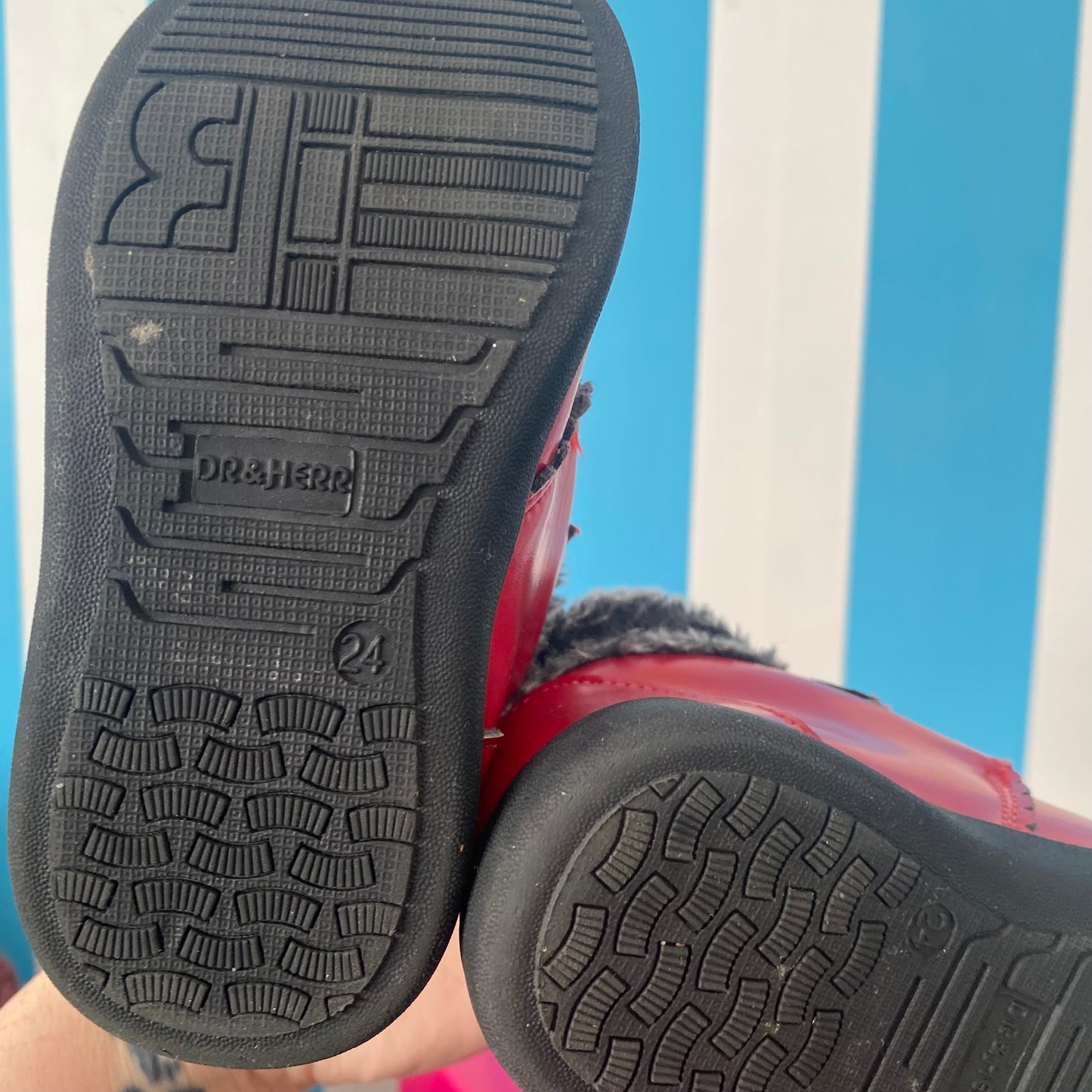 Red Boots - Size EU24