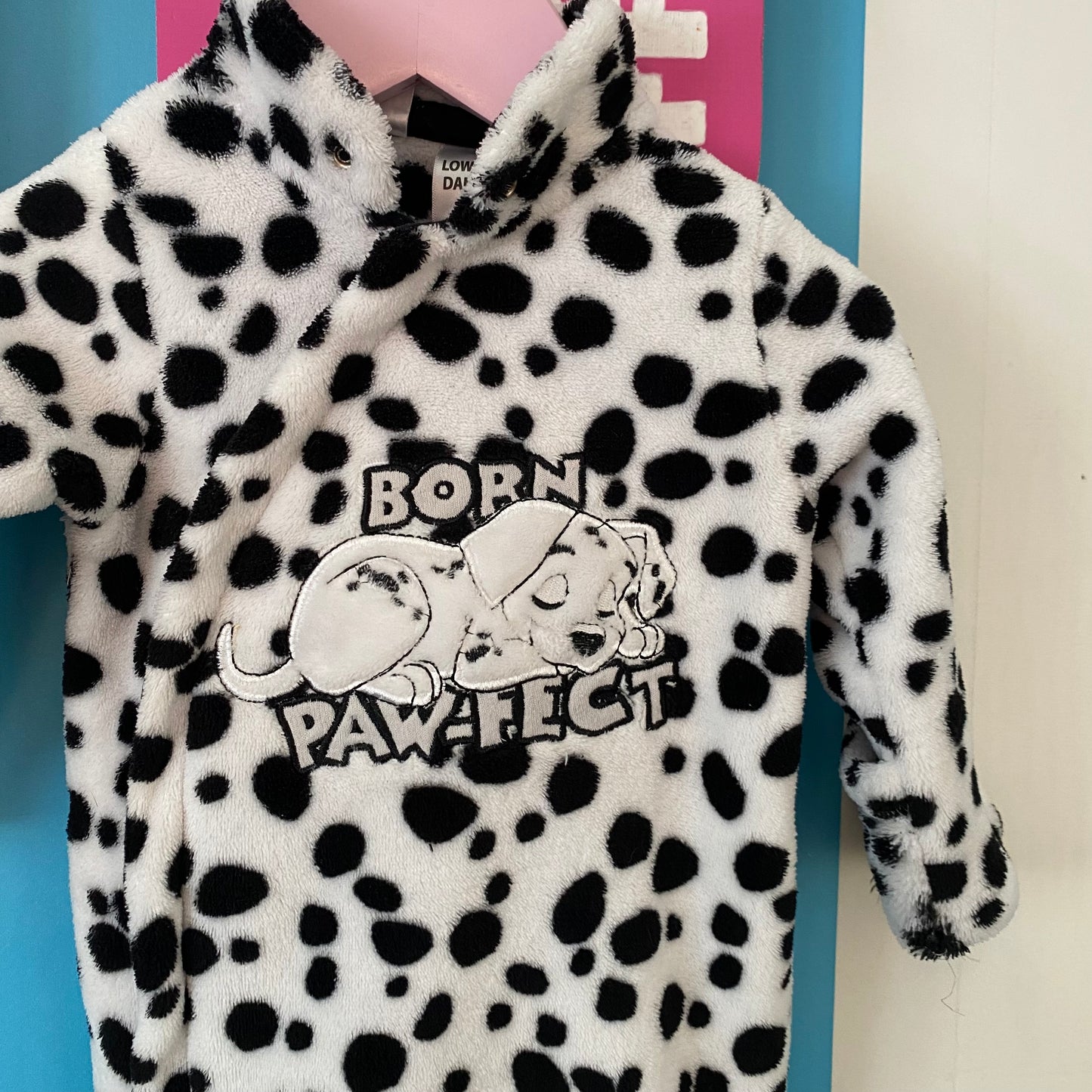 Disney 101 Dalmatians Fleece Footed Suit - Size 3-6M