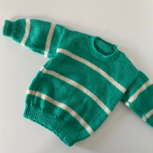 Handmade Knit Jumper - Size 6-12M