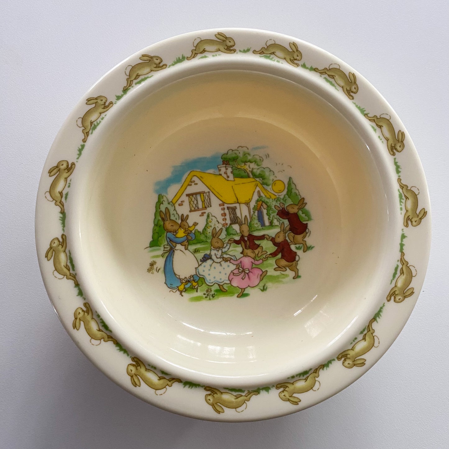 Vintage Melamine Bunnykins Bowl