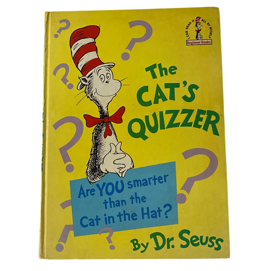 Vintage Dr Seuss The Cat’s Quizzer Book