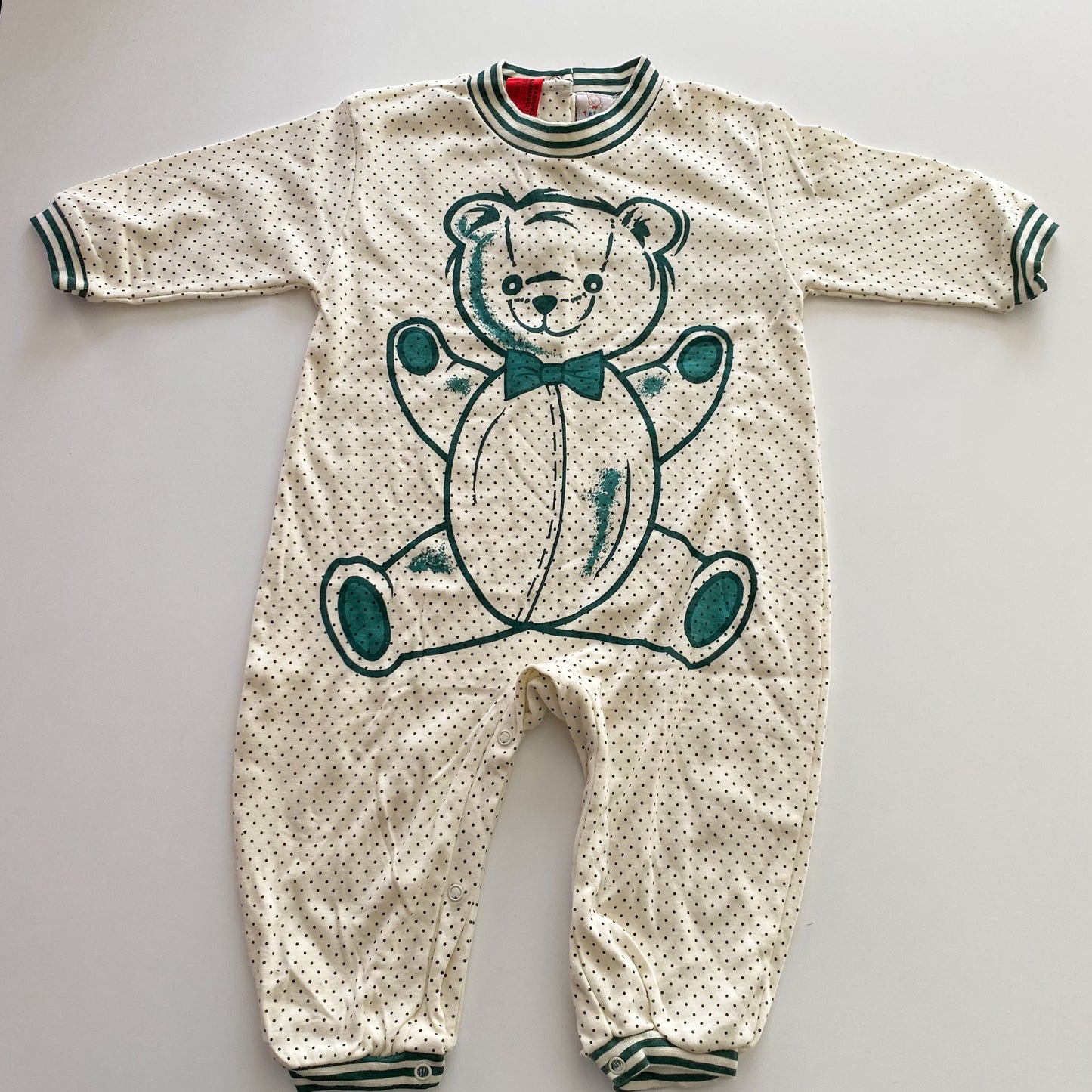 Vintage Teeny Weeny Bear Suit - Size 12M