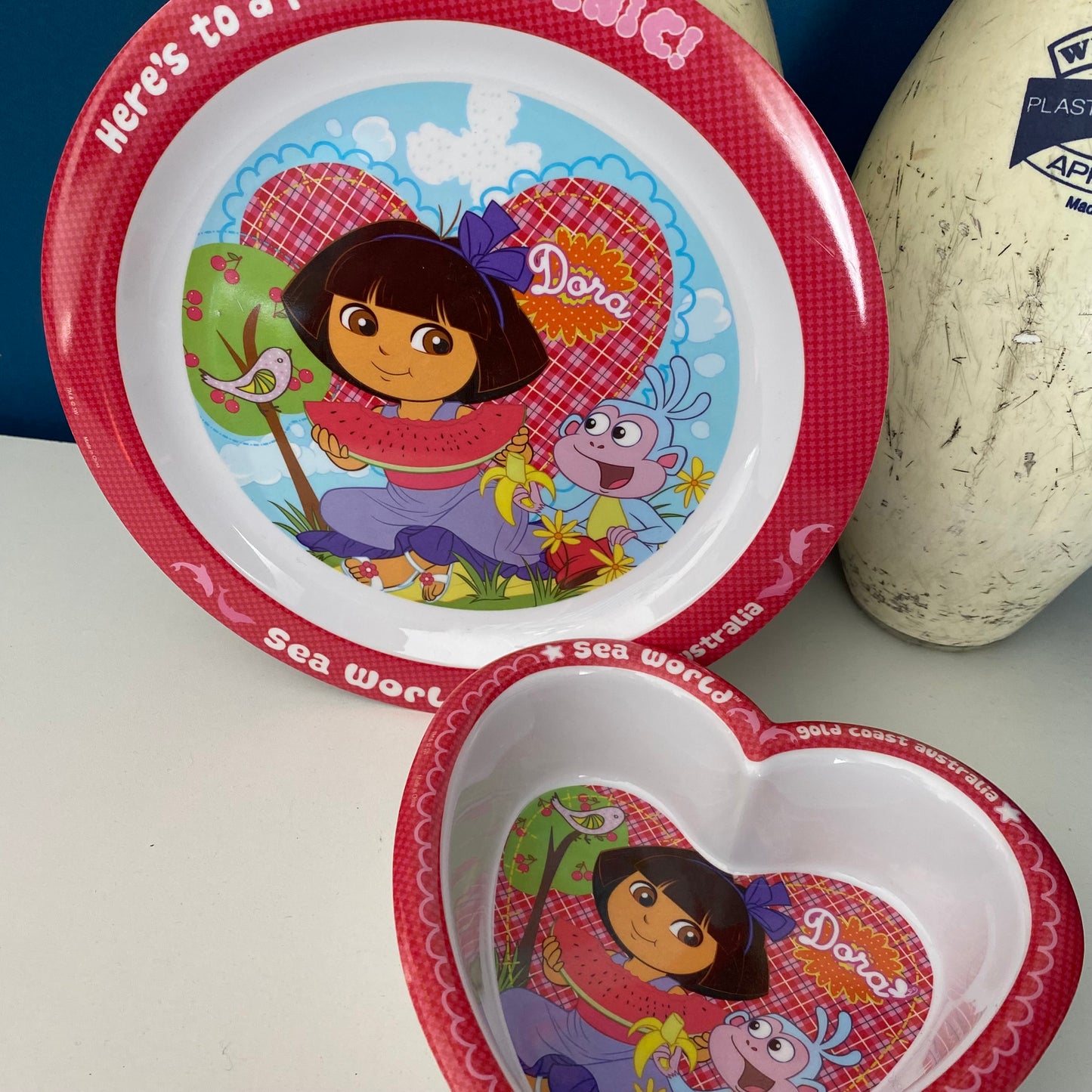 Dora The Explorer Melamine Plate & Bowl