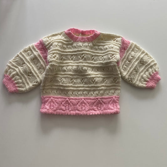 Handmade Knit Jumper - Size 6M
