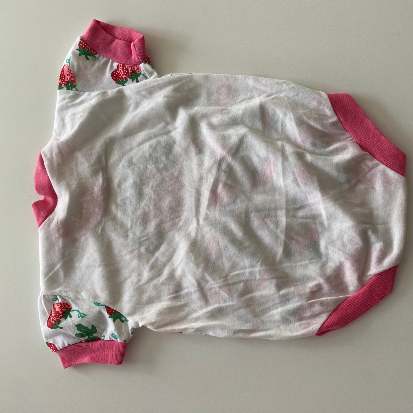 Vintage Strawberry Romper - Size 1