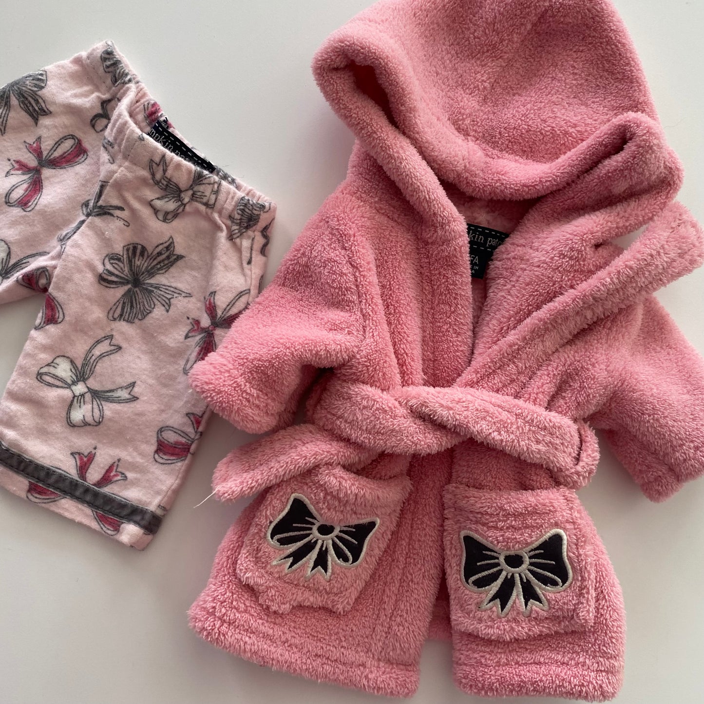 Vintage Pumpkin Patch Bear Pyjama Pants & Dressing Gown