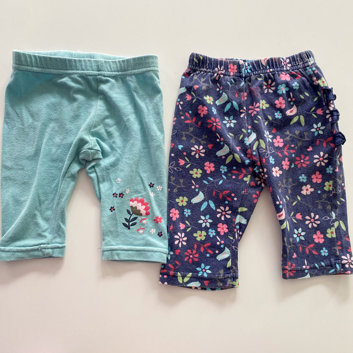 Vintage Pumpkin Patch Leggings - Size 0-3M
