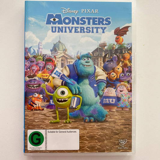 Disney Pixar Monsters University DVD