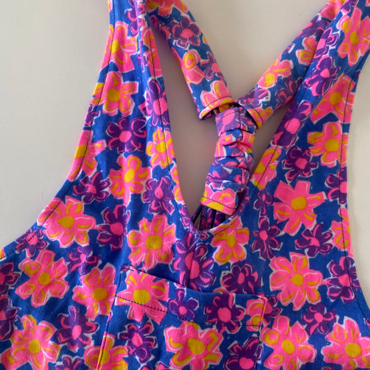 Vintage NZ Tickled Pink Romper - Size 7