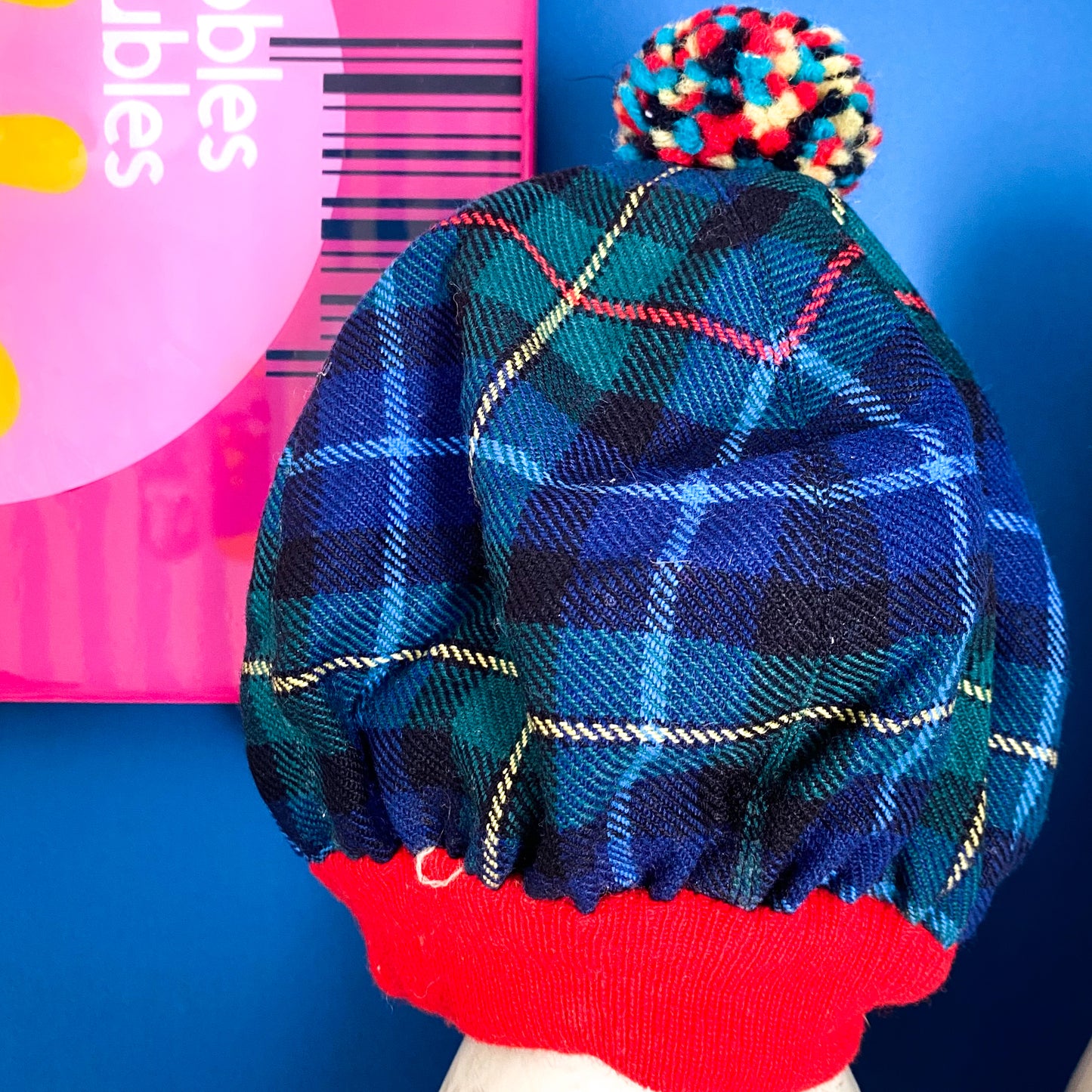 Vintage Tartan Scottish Hat - Size Toddler