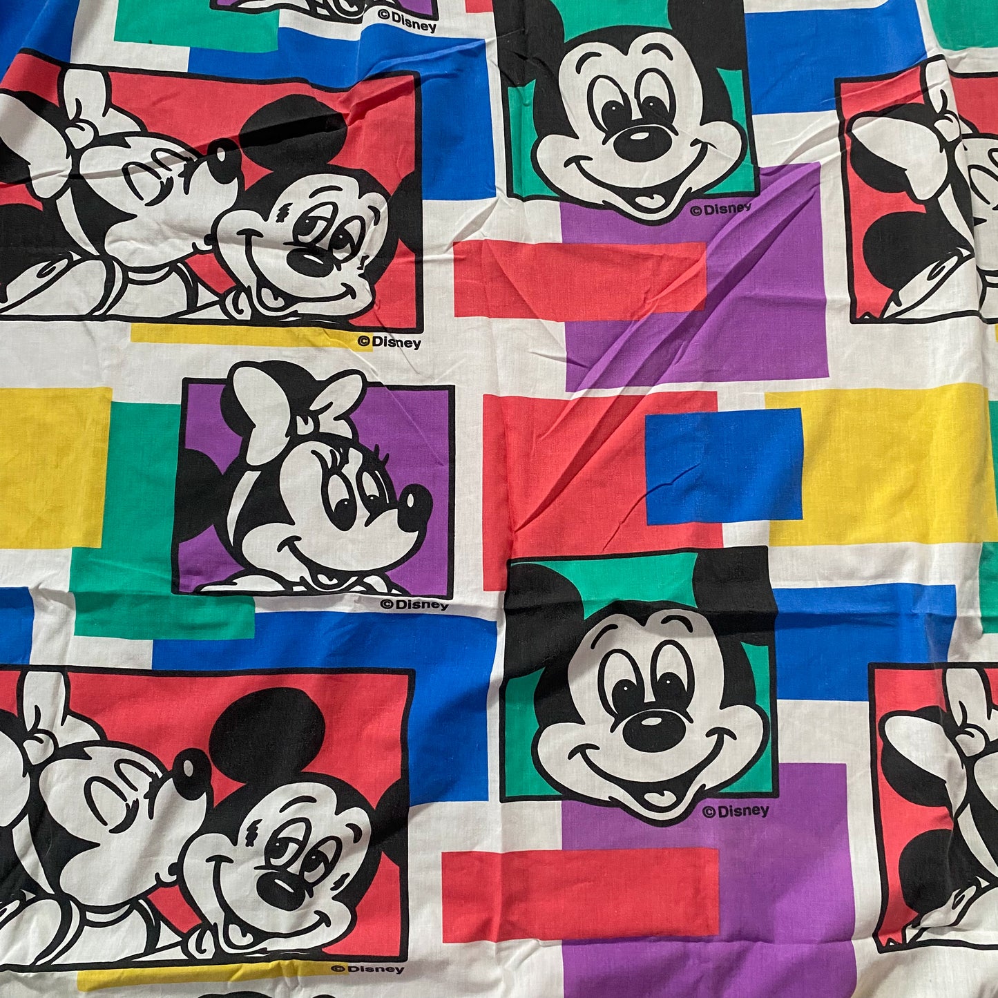 Vintage Disney Mickey Mouse Duvet Cover