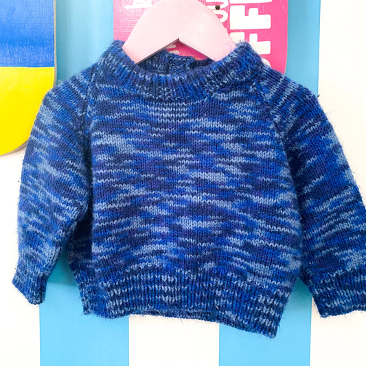 Handmade Knit Jumper - Size 6-12M