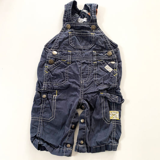 Vintage Pumpkin Patch Overalls - Size 0-3M