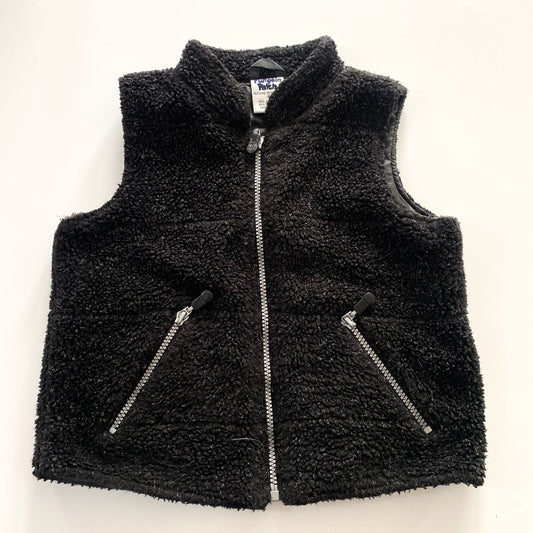 Vintage Pumpkin Patch Sherpa Vest - Size 6
