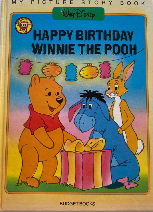 Happy Birthday Winnie The Pooh Book