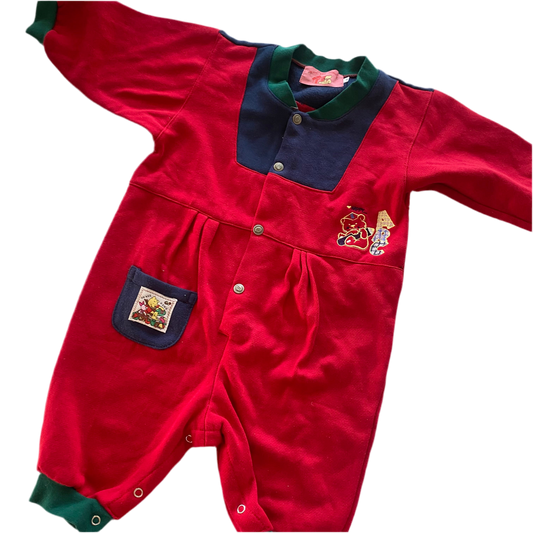 Vintage Winnie The Pooh Romper - Size 2