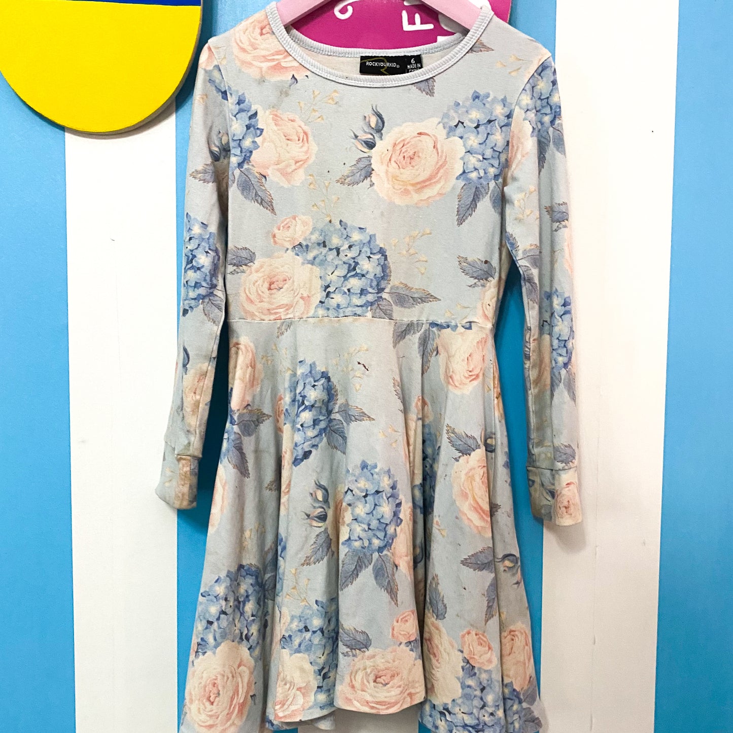 Rock Your Kid Floral Dress - Size 6