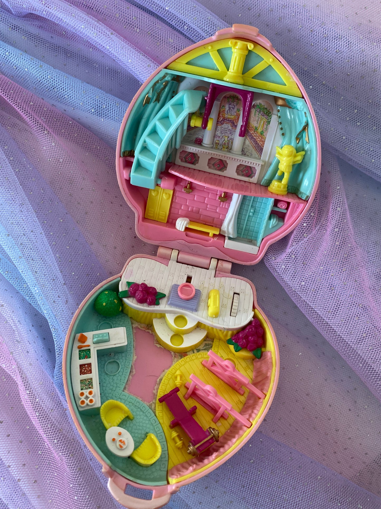 Vintage Polly Pocket 1995 Stylin Workout