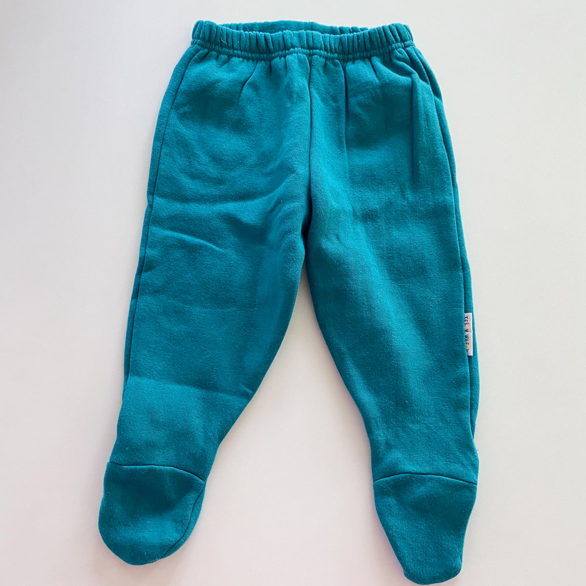 Vintage Teeny Weeny Footed Pants - Size 12M