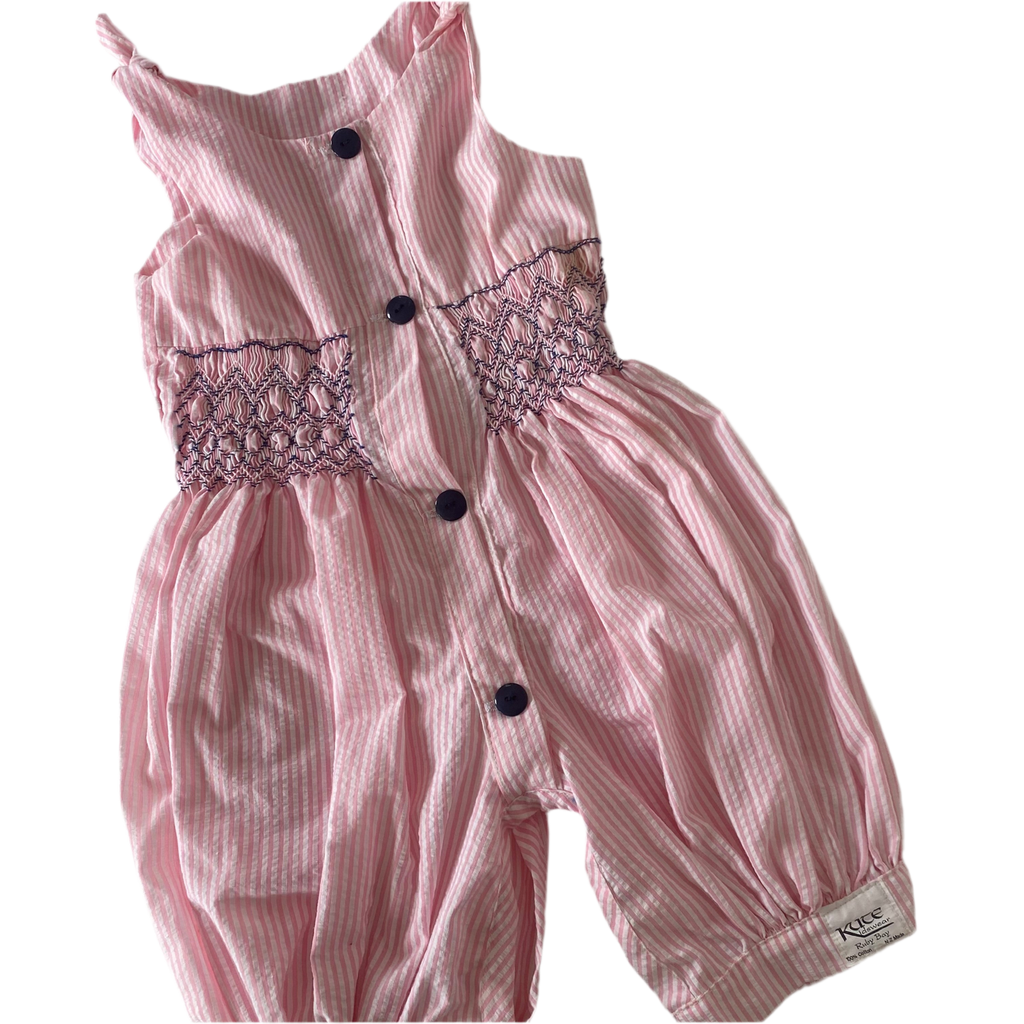 Handmade Smocked Romper - Size 3