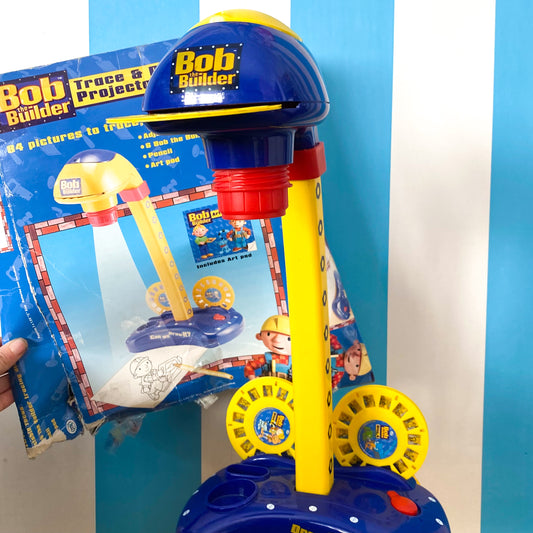 Vintage Bob The Builder Trace & Draw Projector & Slides