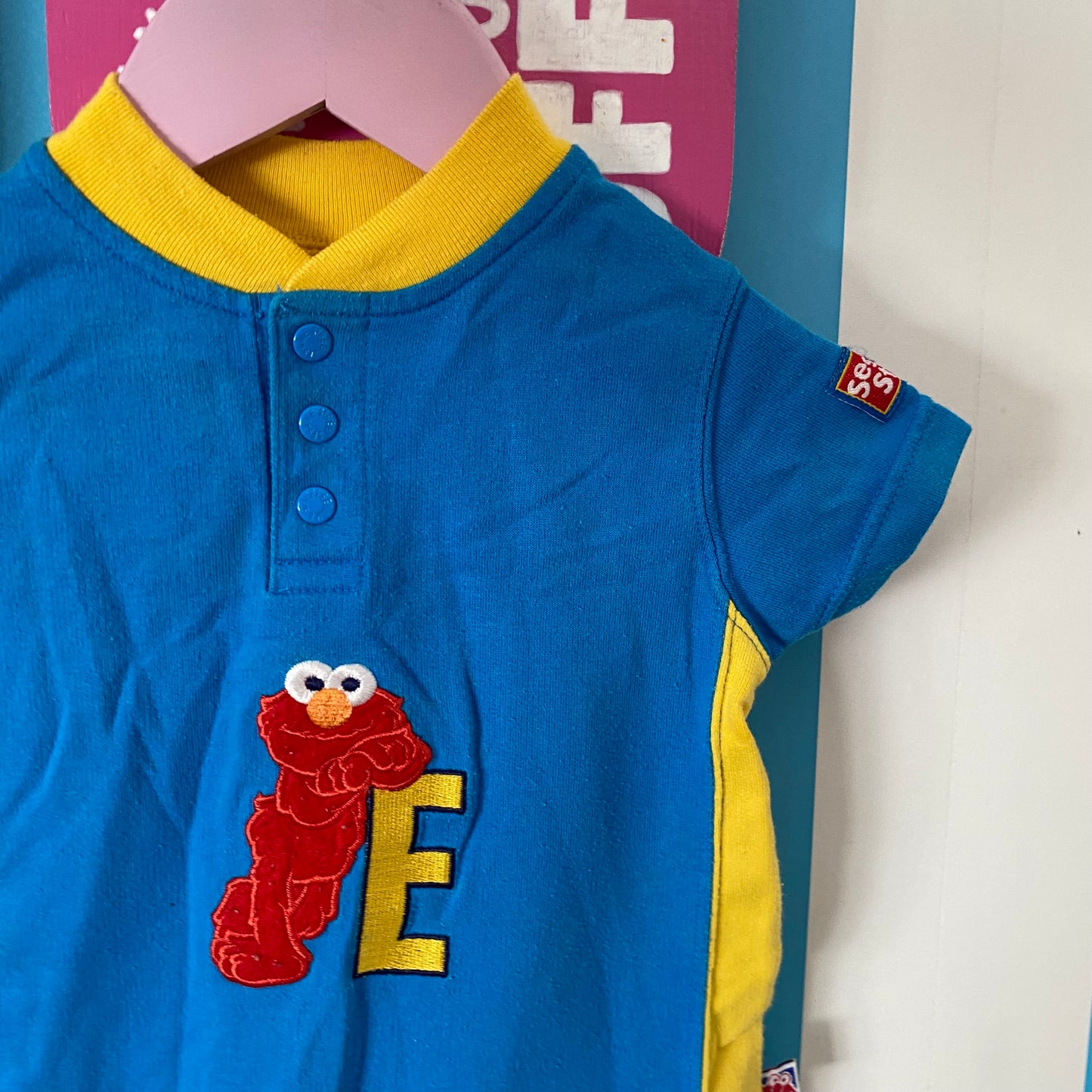Vintage Sesame Street Romper - Size 9M