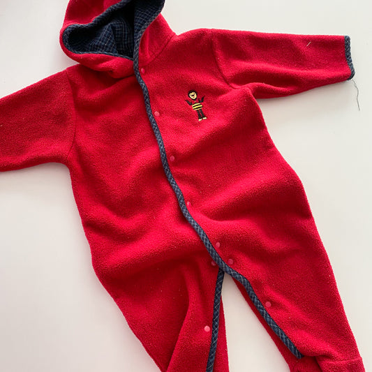 Vintage Bumble Footed Fleece Suit - Size 1