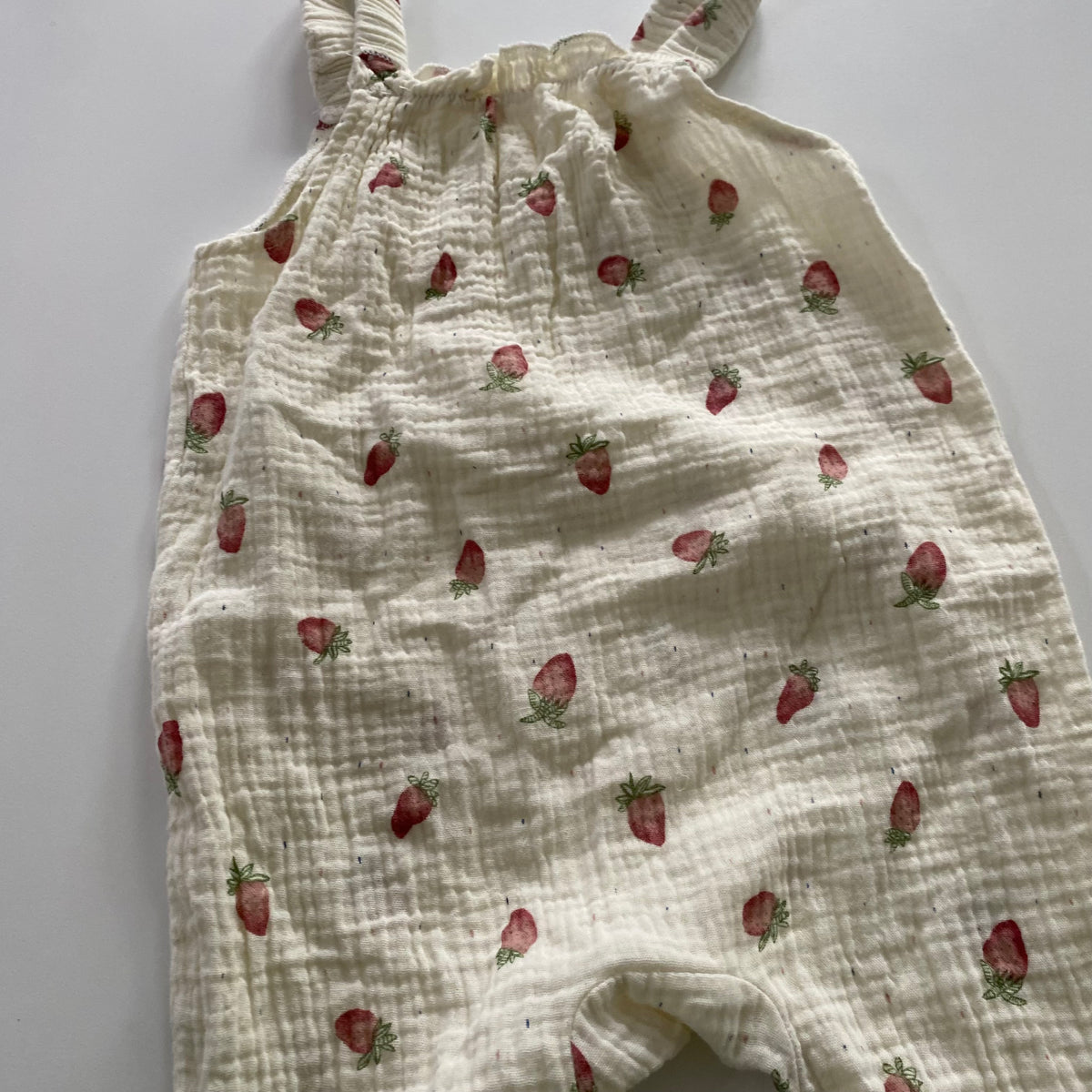 Strawberry Romper - Size 12-18M