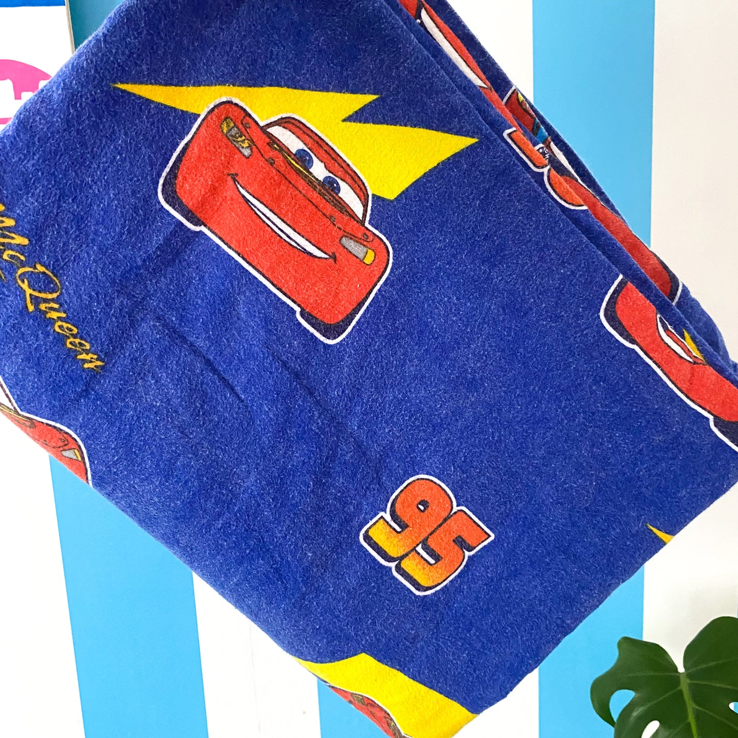 Disney Pixar Cars Single Flannel Flat Sheet