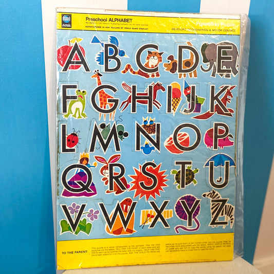 Vintage ABC Tray Puzzle