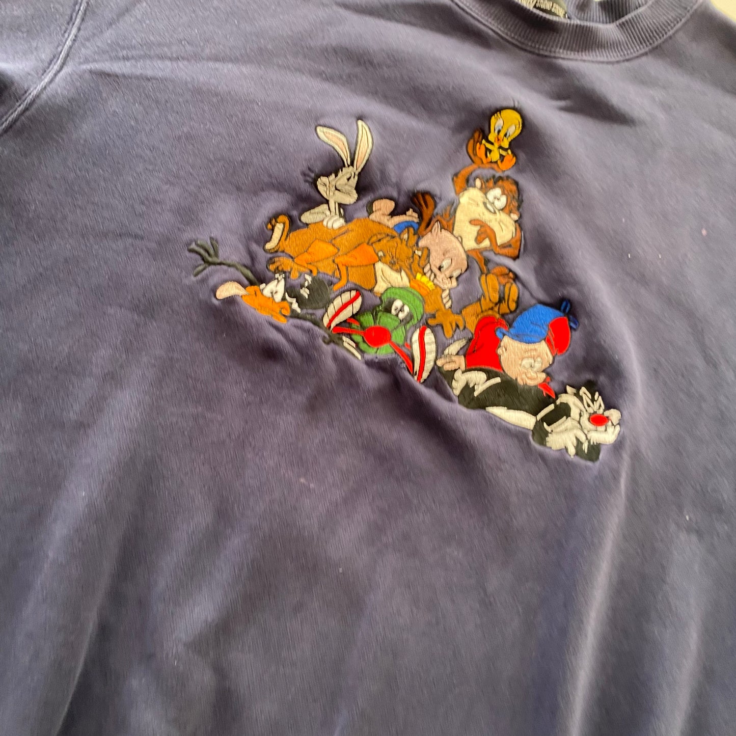 Vintage 1995 Warner Brothers Loony Tunes Jumper - Size Small Womans