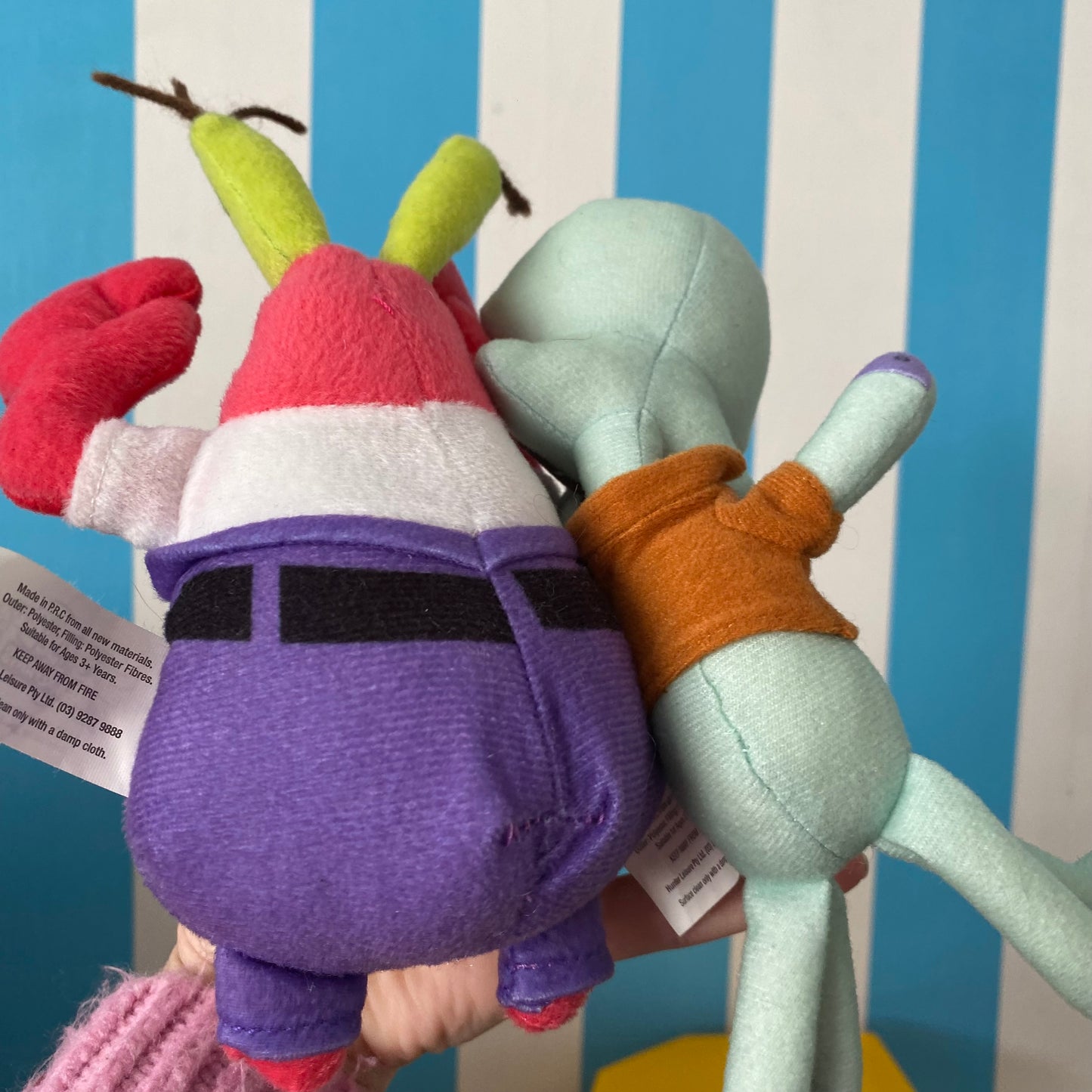 SpongeBob Squidward & Mr Krabs Plush