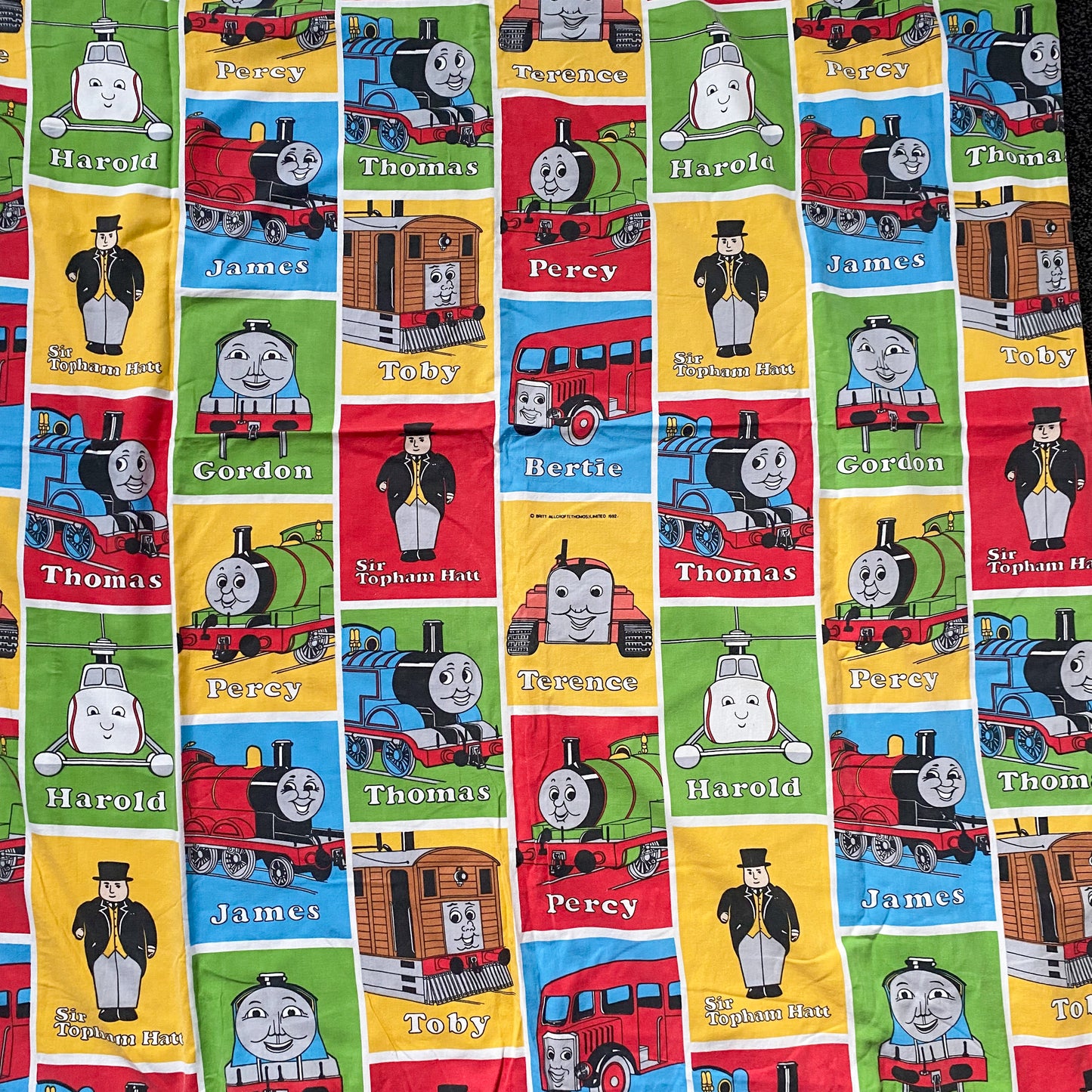 Vintage Thomas The Tank Engine Cot Duvet Cover