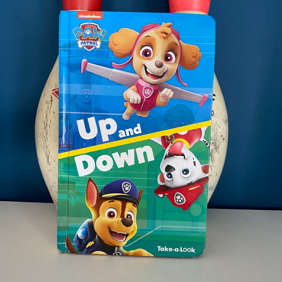 Paw Patrol Up & Down Look & Find Board Book