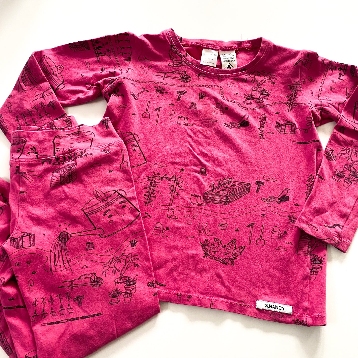 G. Nancy Australia Made Pyjamas - Size 5-7Y