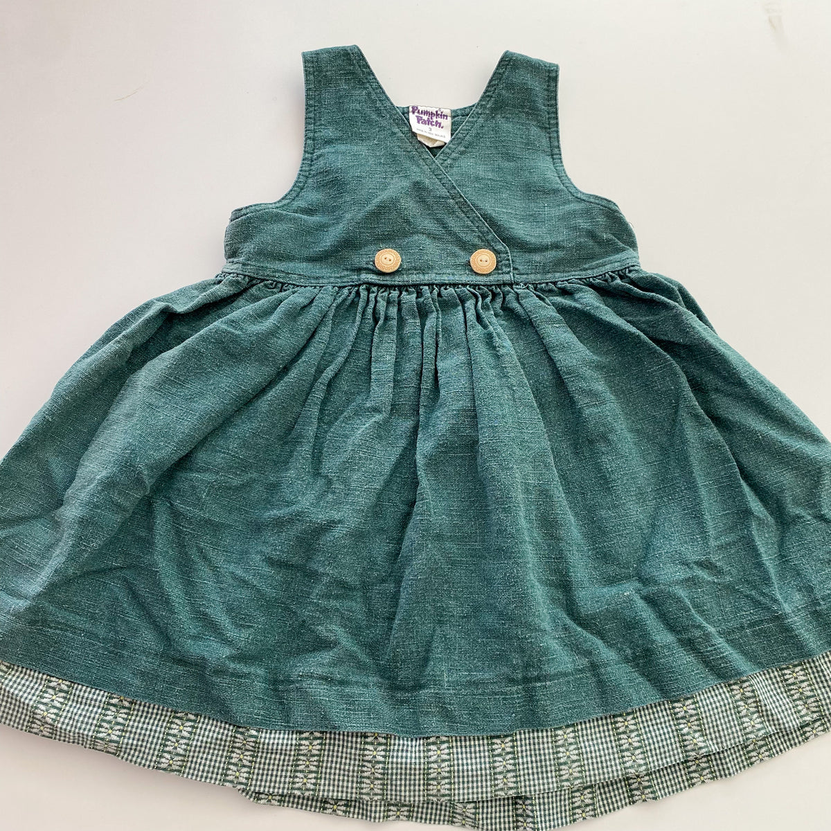 Vintage NZ Made Pumpkin Patch Dress - Size 3