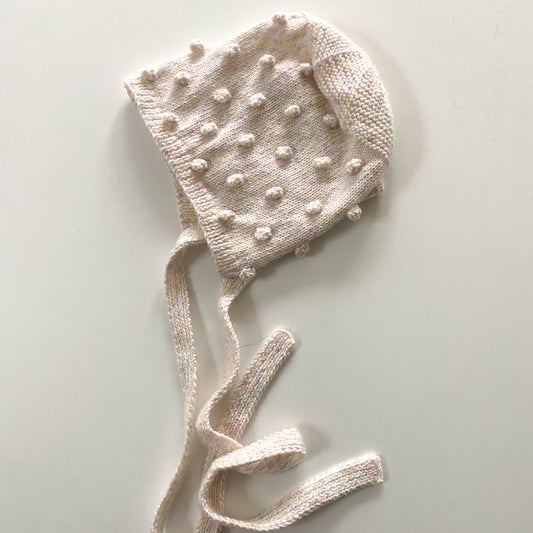 Handmade Knit Bonnet - Size 1