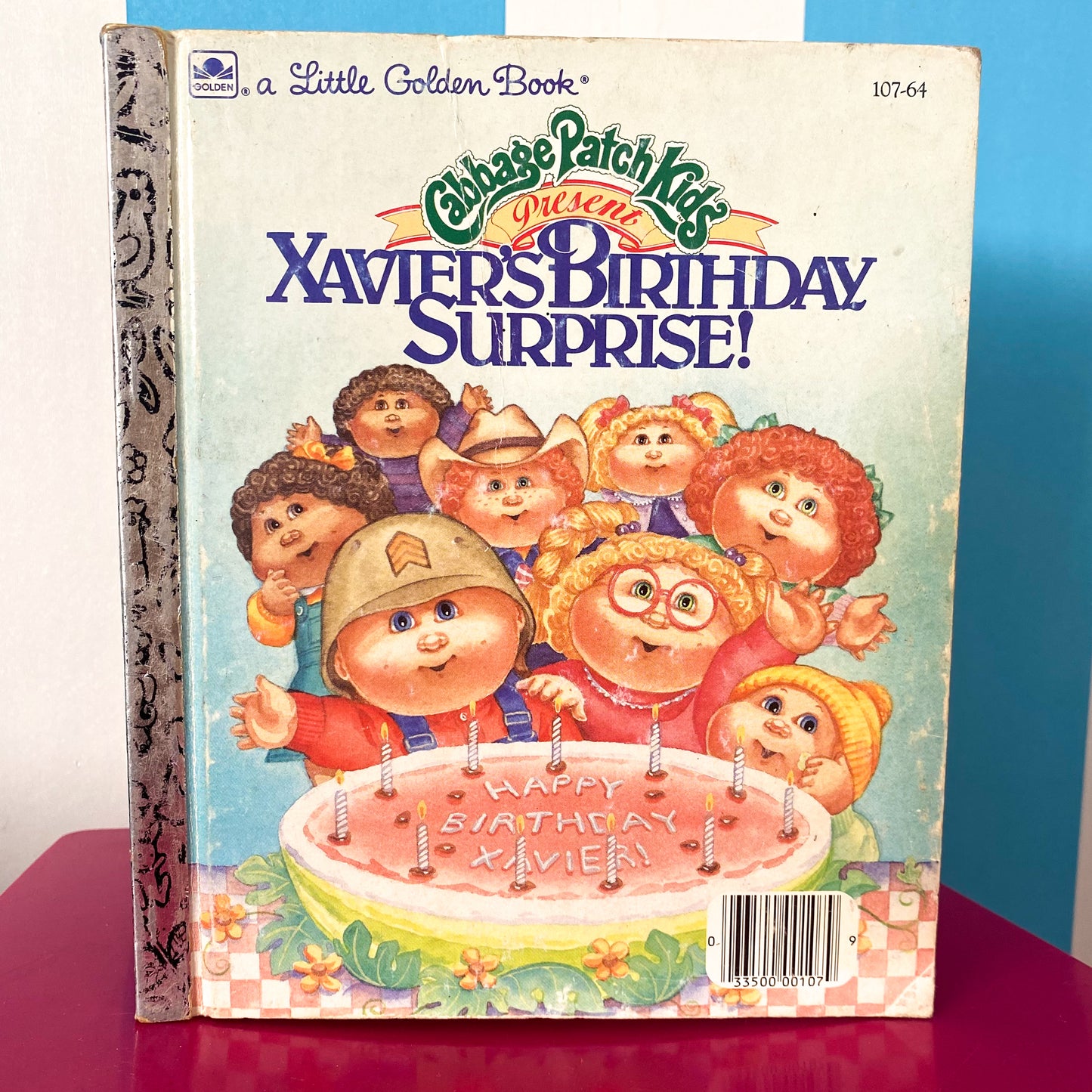 Vintage Cabbage Patch Xavier’s Birthday Surprise! Little Golden Book