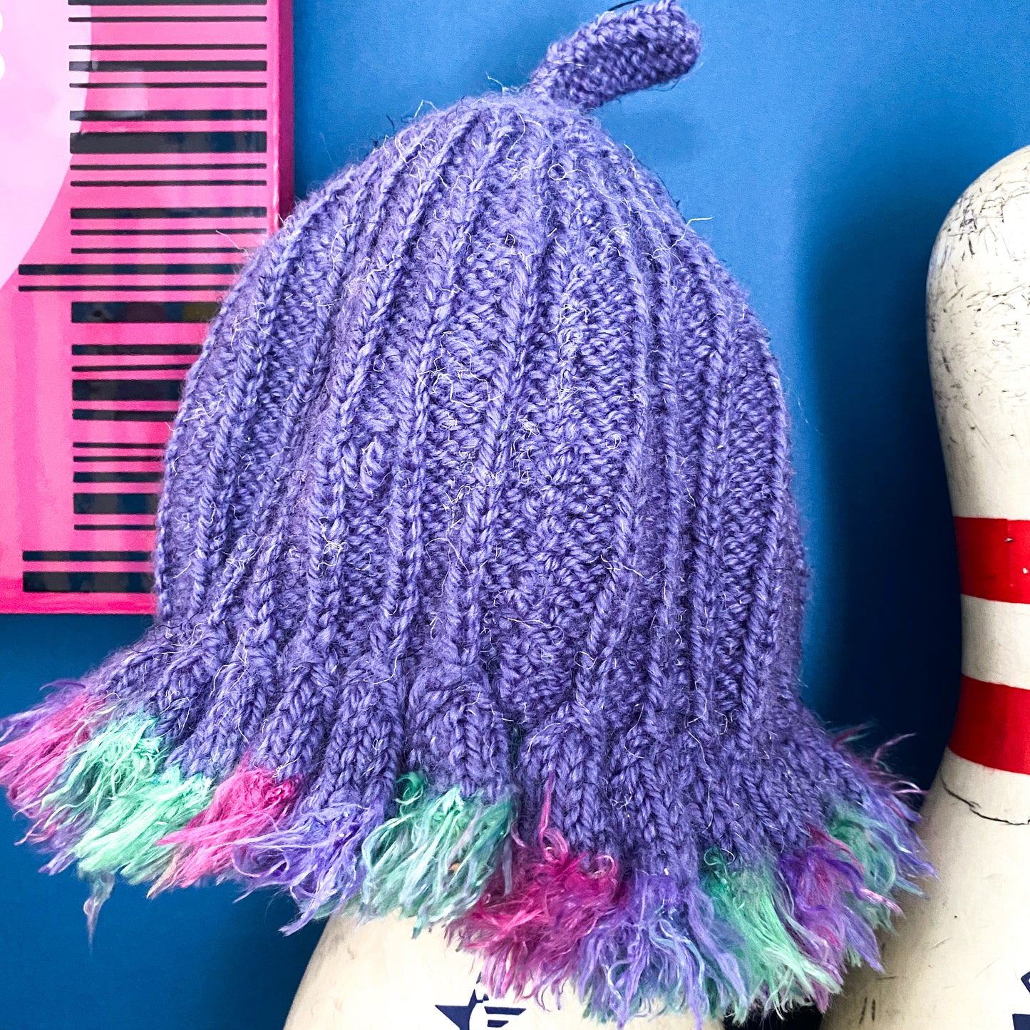 Handmade Knit Beanie - Size Toddler/Child