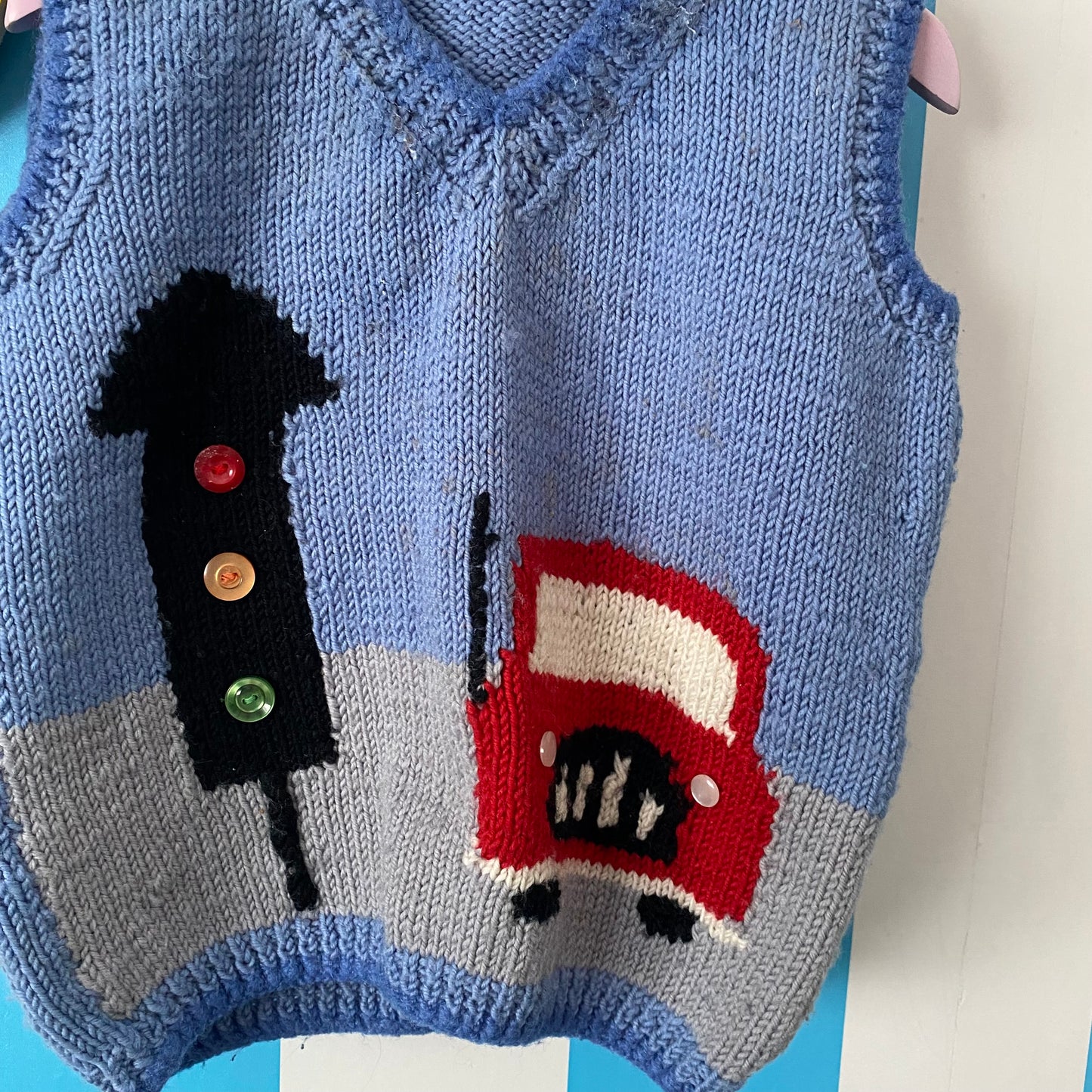 Handmade Knit Vest - Size 3-5Y