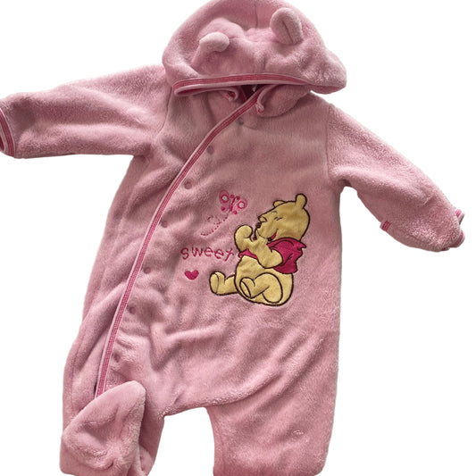 Winnie The Pooh Footed Suit - Size 6-12M