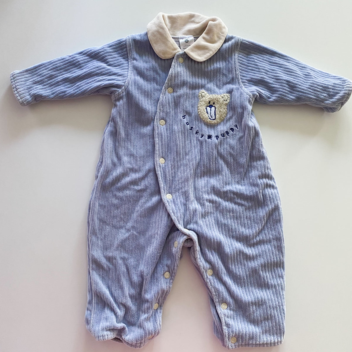 Vintage Pumpkin Patch Velour Suit - Size 0-3M