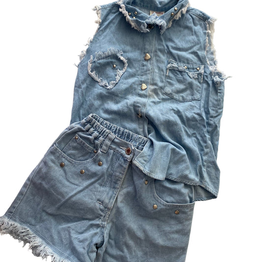 Vintage Tickled Pink Set - Size 5Y