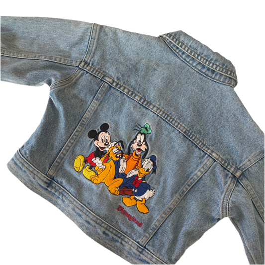Vintage Disney Denim Jacket - Size 5-8Y